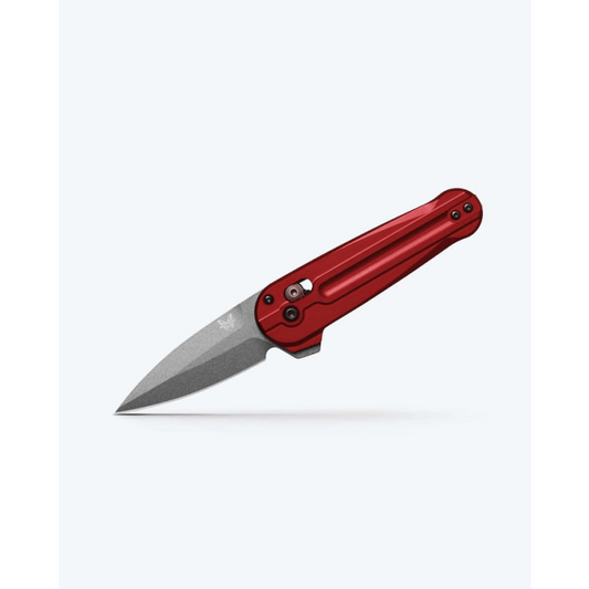 Benchmade Lowden 491GY-01 Folding Knife | Phoenix Red Aluminum | M390