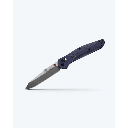 Benchmade Osborne 940-04 Folding Knife | Blue Denim Micarta | M390