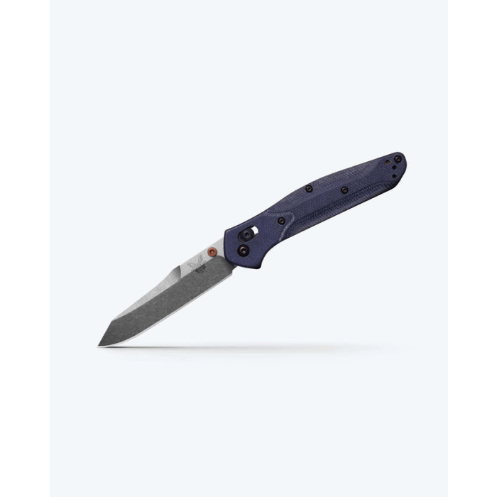 Benchmade Osborne 940-04 Folding Knife | Blue Denim Micarta | M390