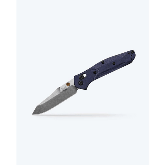 Benchmade Mini Osborne 945-04 Folding Knife | Blue Denim Micarta | M390