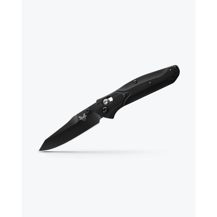 Benchmade Mini Osborne 945BK-03 Folding Knife | Black &amp; Blue G10 | CPM-S90V