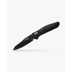 Benchmade Mini Osborne 945BK-1 Folding Knife – Black & Blue G10 Handle | CPM-S30V Reverse Tanto