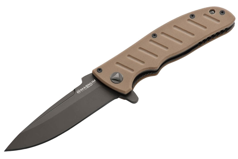 Boker Magnum 01EL001 A-Stan G10 Folding Knife – 3.74" 440 Stainless