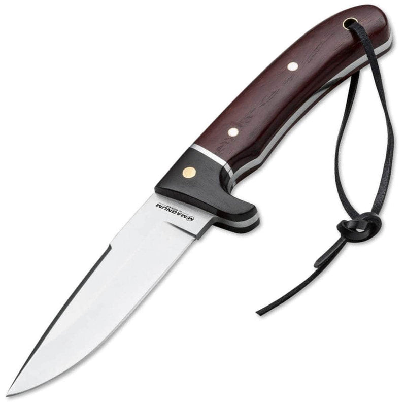 Boker Magnum Elk Hunter Special, 4.3" Blade, Rosewood Handle, Sheath - 02GL685