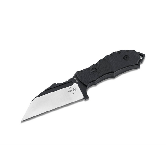 Boker Plus Andhrimnir Mini 02BO091 Fixed Blade – 3.35" D2 Wharncliffe