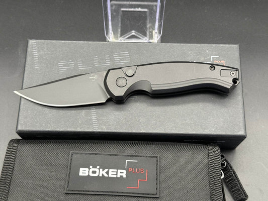 Boker Plus Karakurt Black 01BO365 Automatic Knife – 3.07" 154CM Clip Point