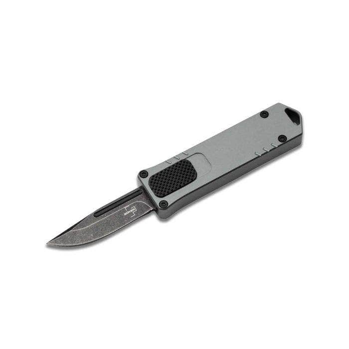 Boker Plus USB OTF 2.0 Gray 06EX268 Automatic Knife – 1.77" D2