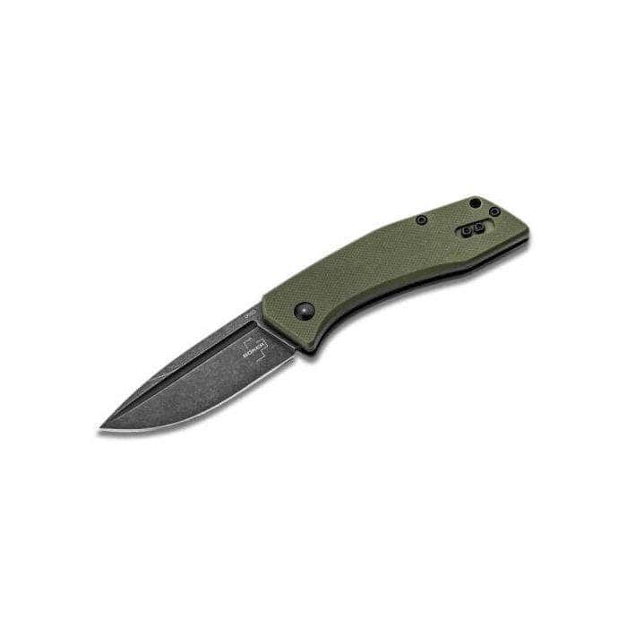 Boker Plus Worldwide 2.0 01BO798 Slipjoint Knife – 2.52" 440C, Green G10