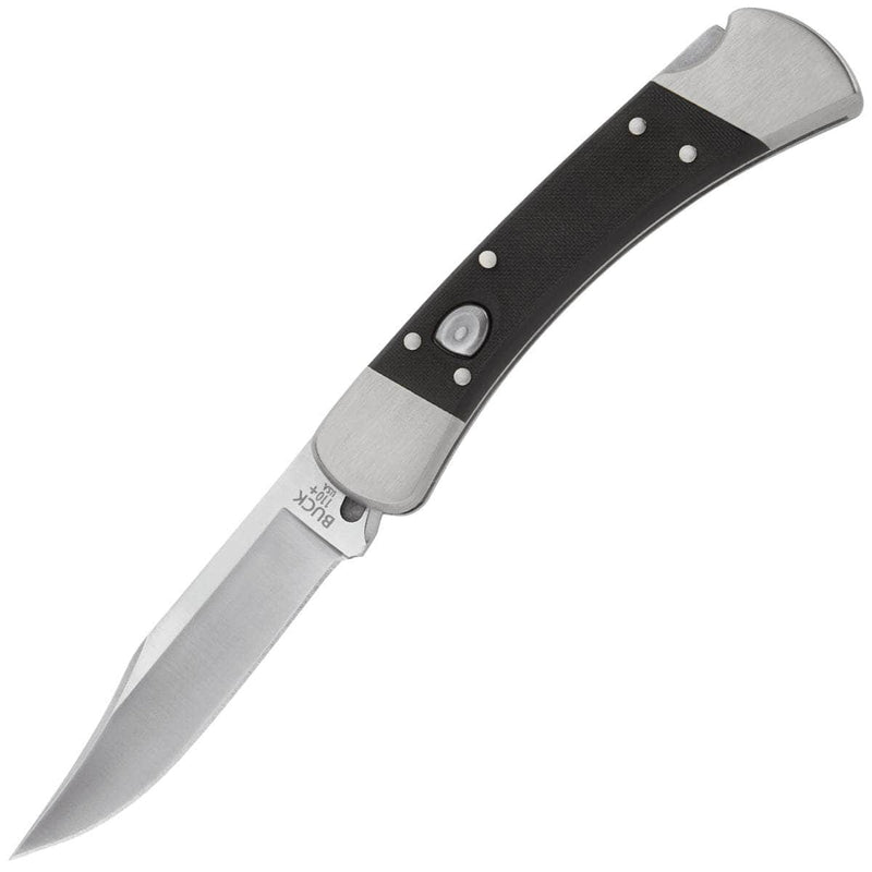 Buck 110 Auto Elite Knife, 3.75" S30V Blade, Black G10 Handle, Sheath