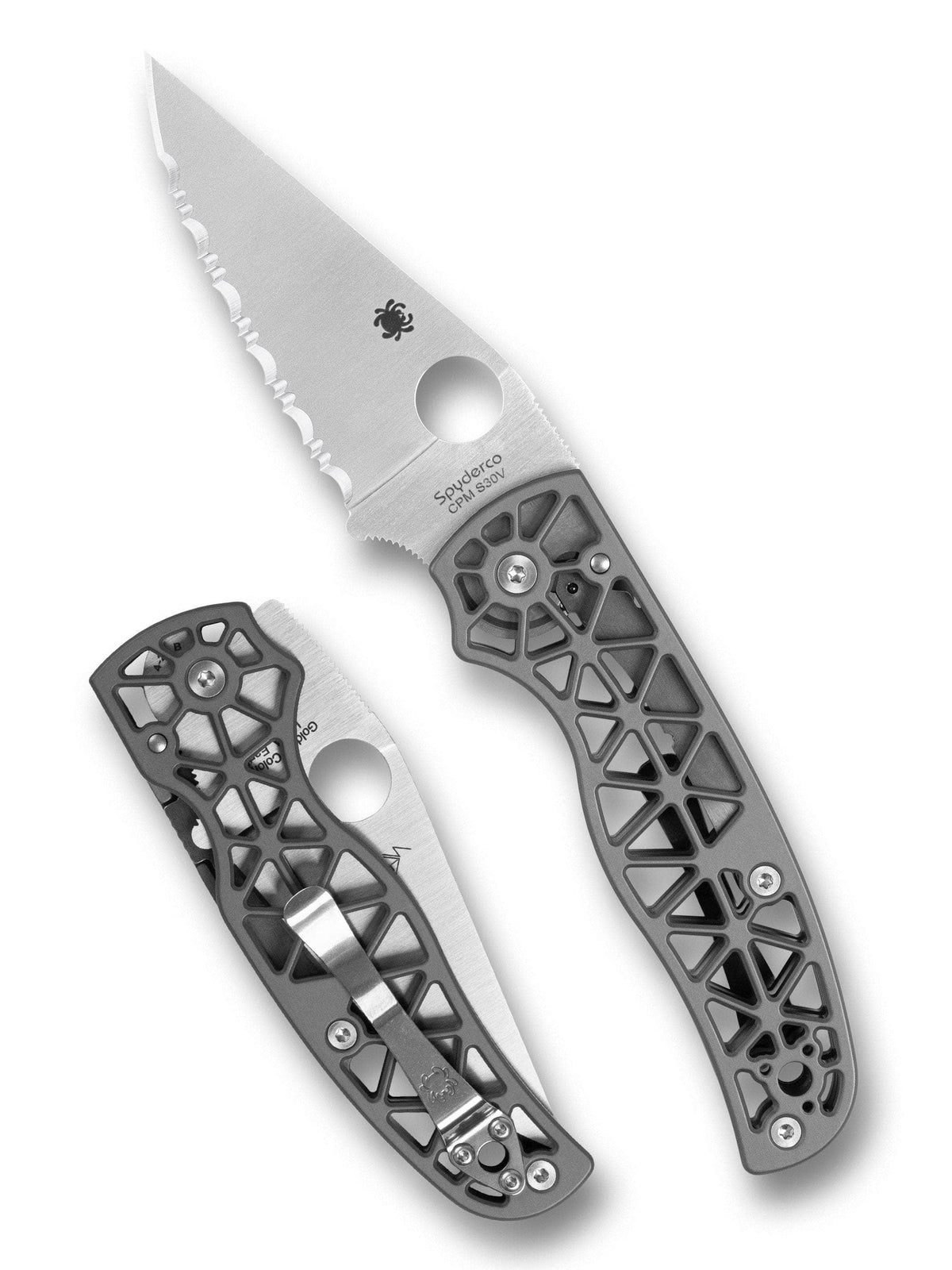 Spyderco Edgerati C266ALS Folding Knife – S30V SpyderEdge, Aluminum