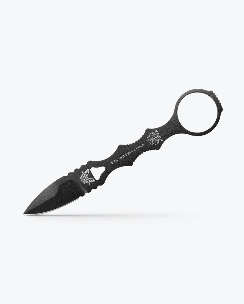 Benchmade SOCP 174BK Single-Edge Dagger – Black Cerakote, Black Sheath
