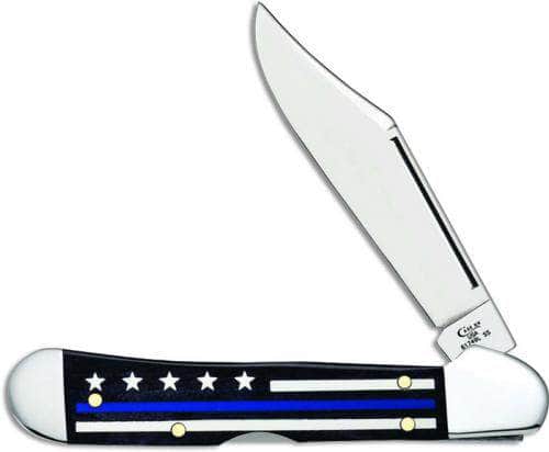 Case Stripes of Service Blue Line Mini CopperLock 06569