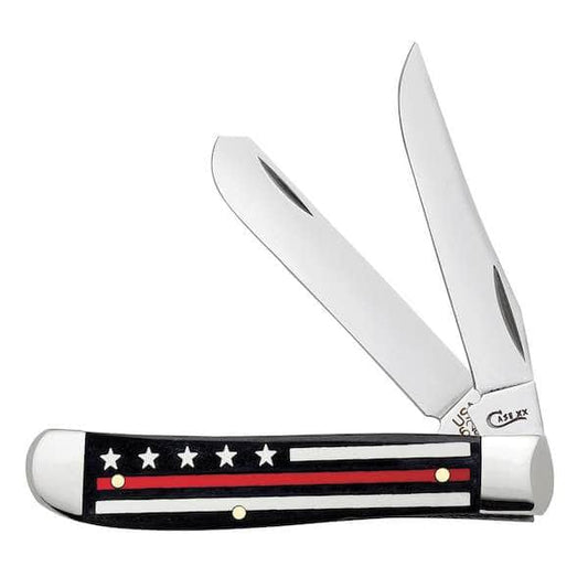 Case Stripes of Service Red Line Mini Trapper 07311