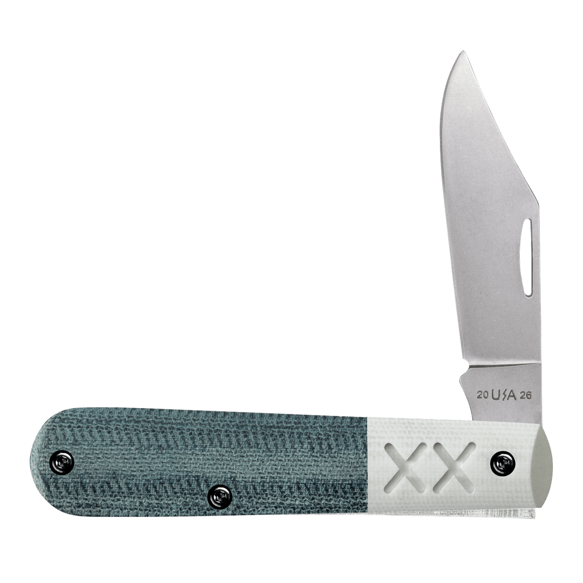 Case 10875 Blue Denim Canvas Crossroads XR Barlow S35VN Knife