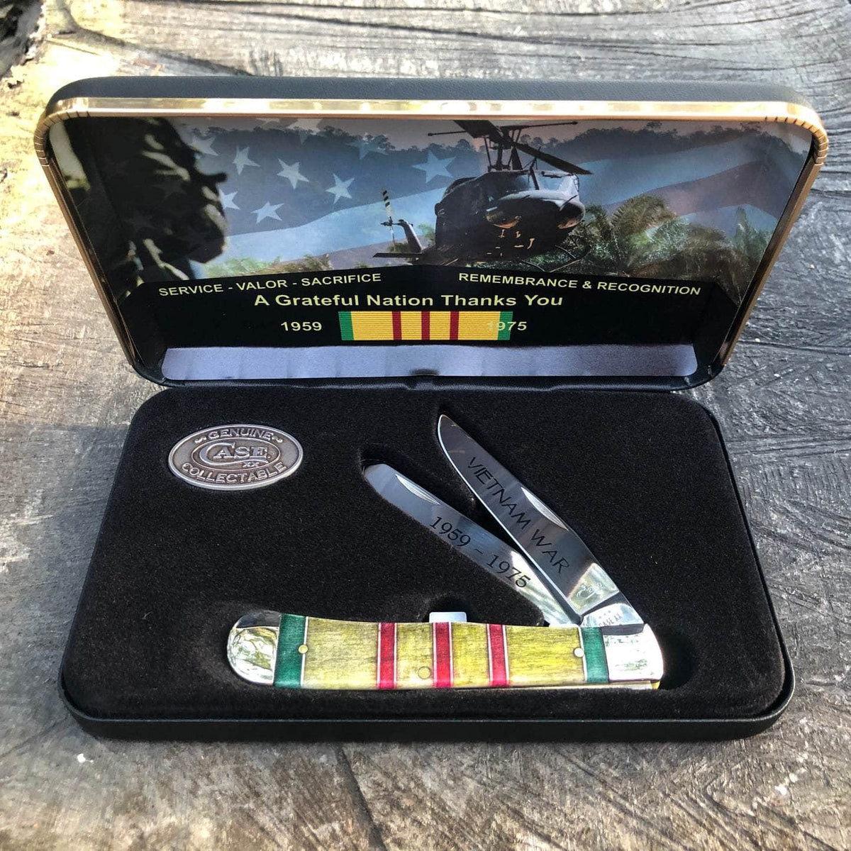 Case Vietnam War Trapper Gift Set 22040 – Natural Bone
