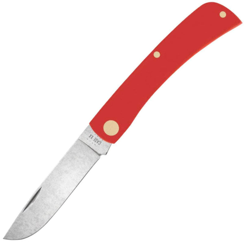 Case Sod Buster, American Workman, 3.7" CS Blade, Red Synthetic Handle - 73933