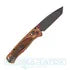 CobraTec Zebrawood Bar Lock Folding Knife – 3" Black D2 Tanto Blade