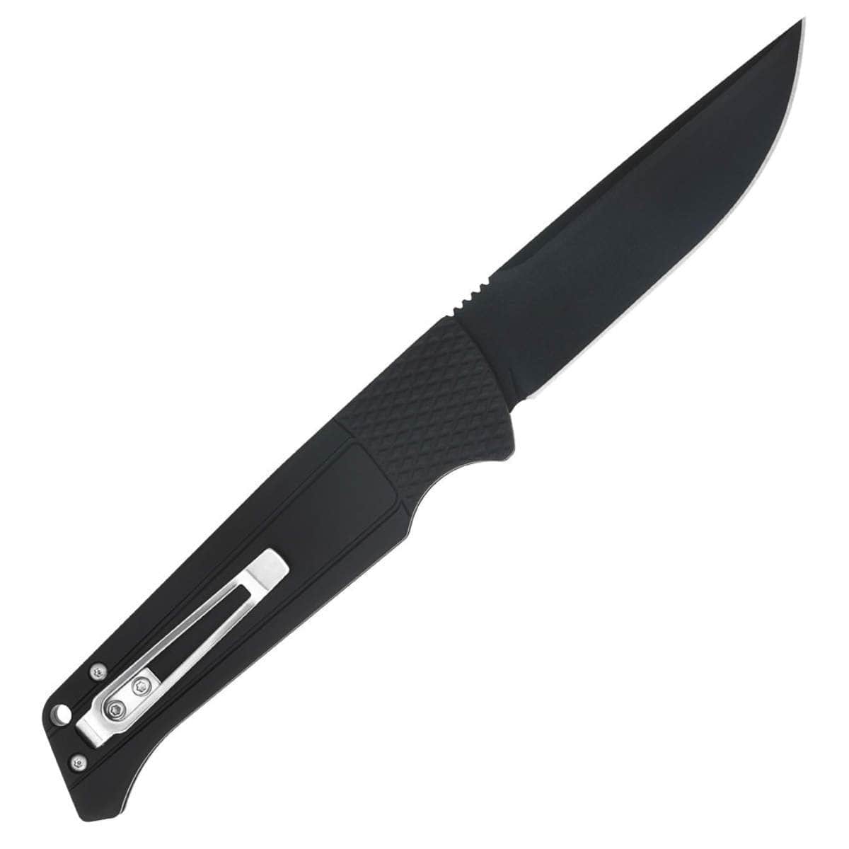CobraTec Viper Auto Hidden Release, 3.125" D2 Blade, Black Handle - CTVIPERHRBLK