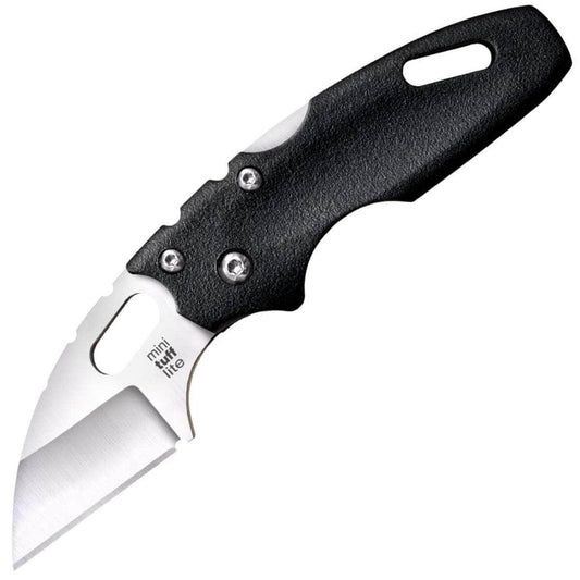 Cold Steel Mini Tuff Lite, 2" Plain Blade, Black Griv-Ex Handle - 20MT