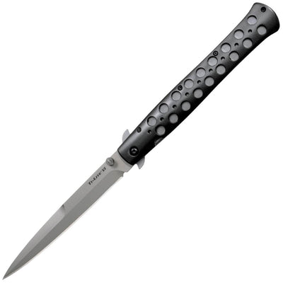 Cold Steel Ti-Lite, 6" S35VN Blade, Black Aluminum Handle - 26B6
