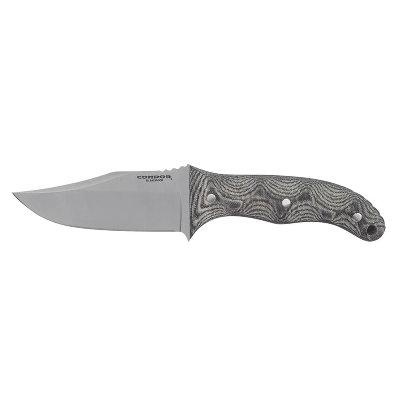 Condor Little Bowie Knife – 4.6″ 1075 Blade, Micarta Handle