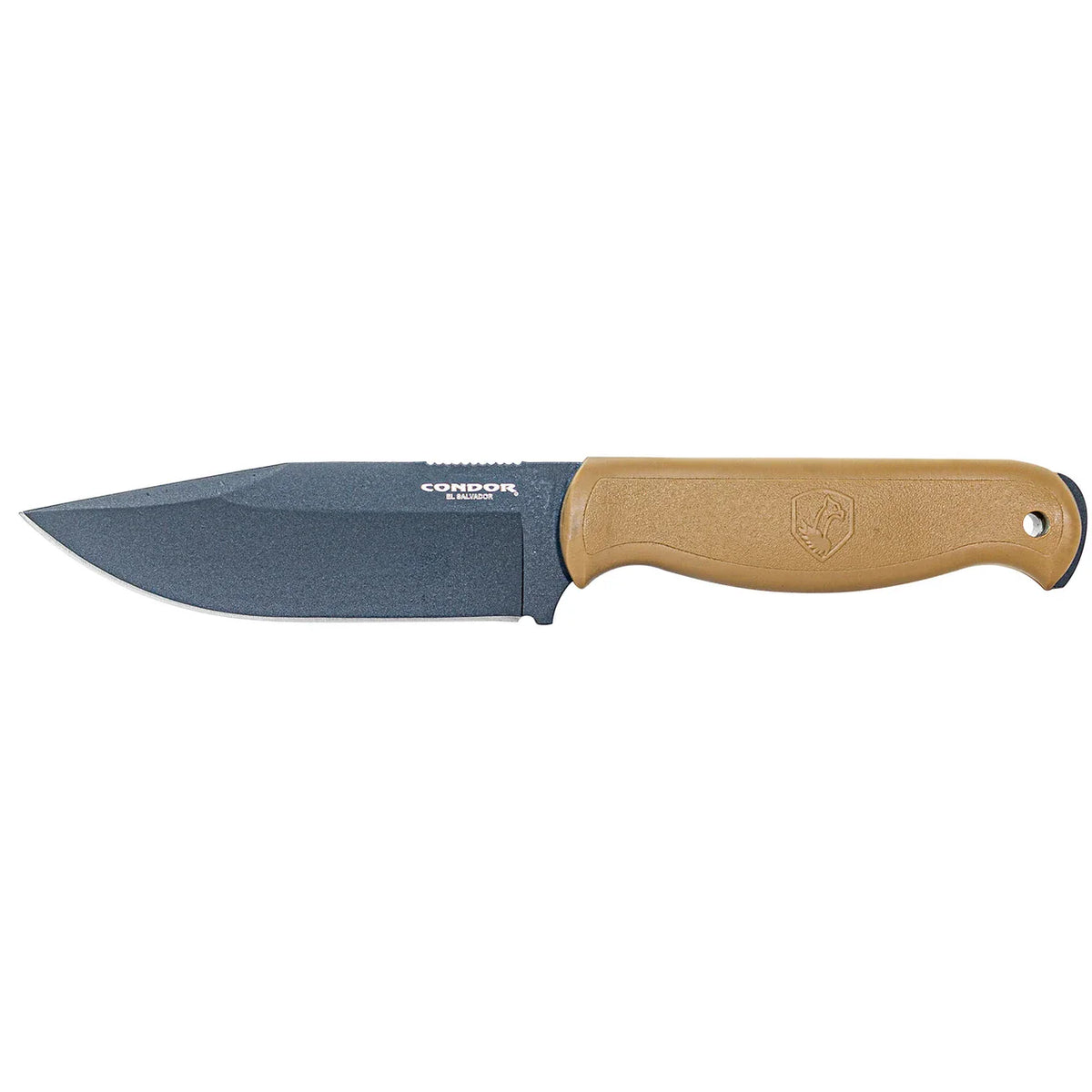 Condor Fighter Knife – Black, 4.7" 1075 Blade
