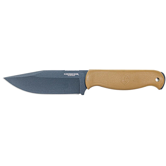 Condor Fighter Knife – Black, 4.7" 1075 Blade