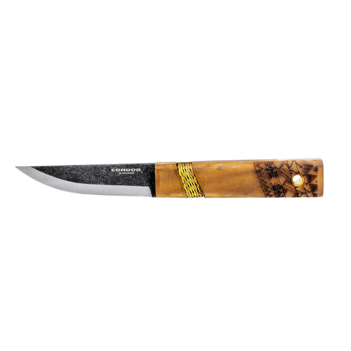Condor Indigenous Puukko Knife – 3.9" 1095 Blade, Walnut