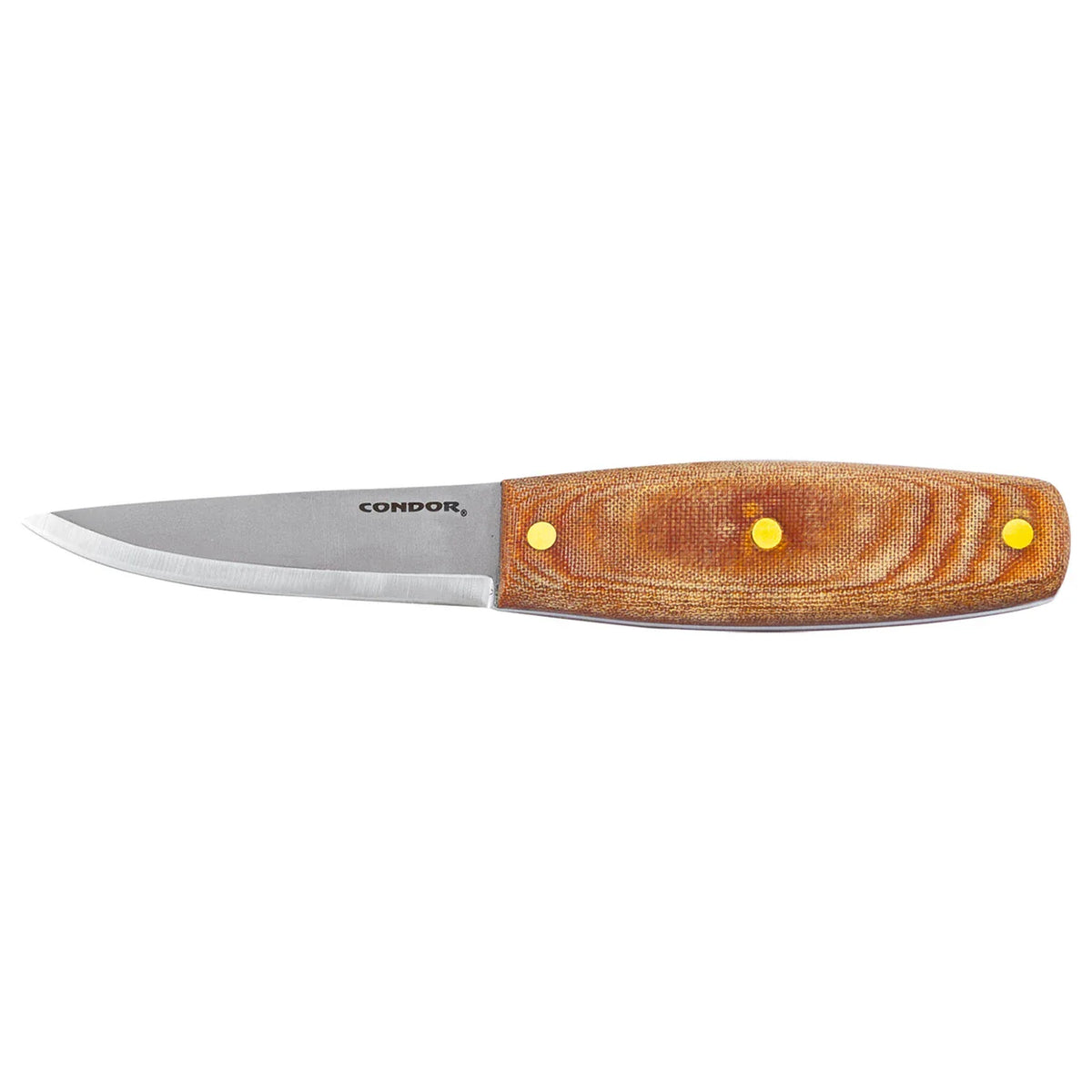 Condor Primitive Mountain Knife – 4" 1075 Blade, Micarta