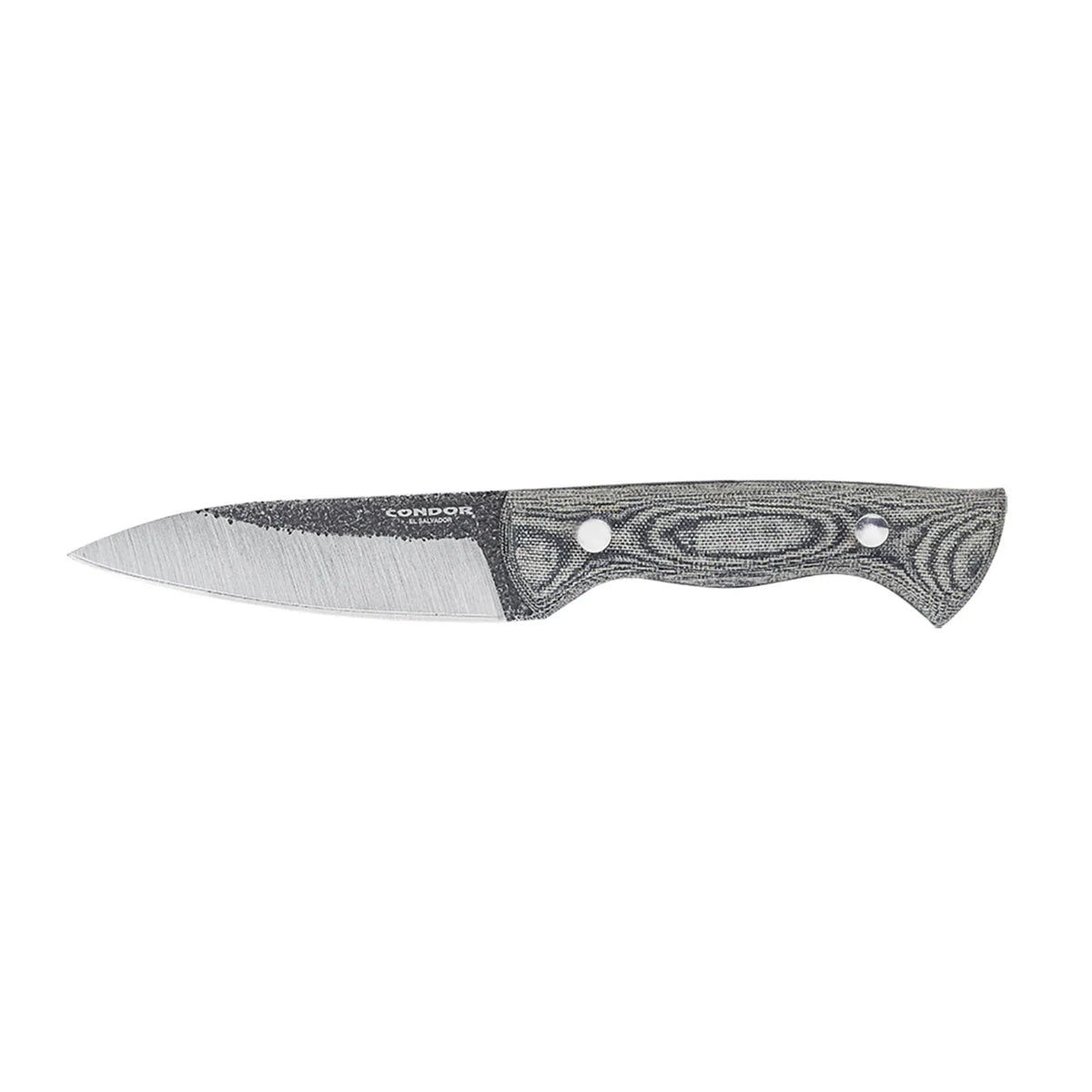 Condor Bush Slicer Sidekick Knife – 4.26″ 1095 Blade, Micarta