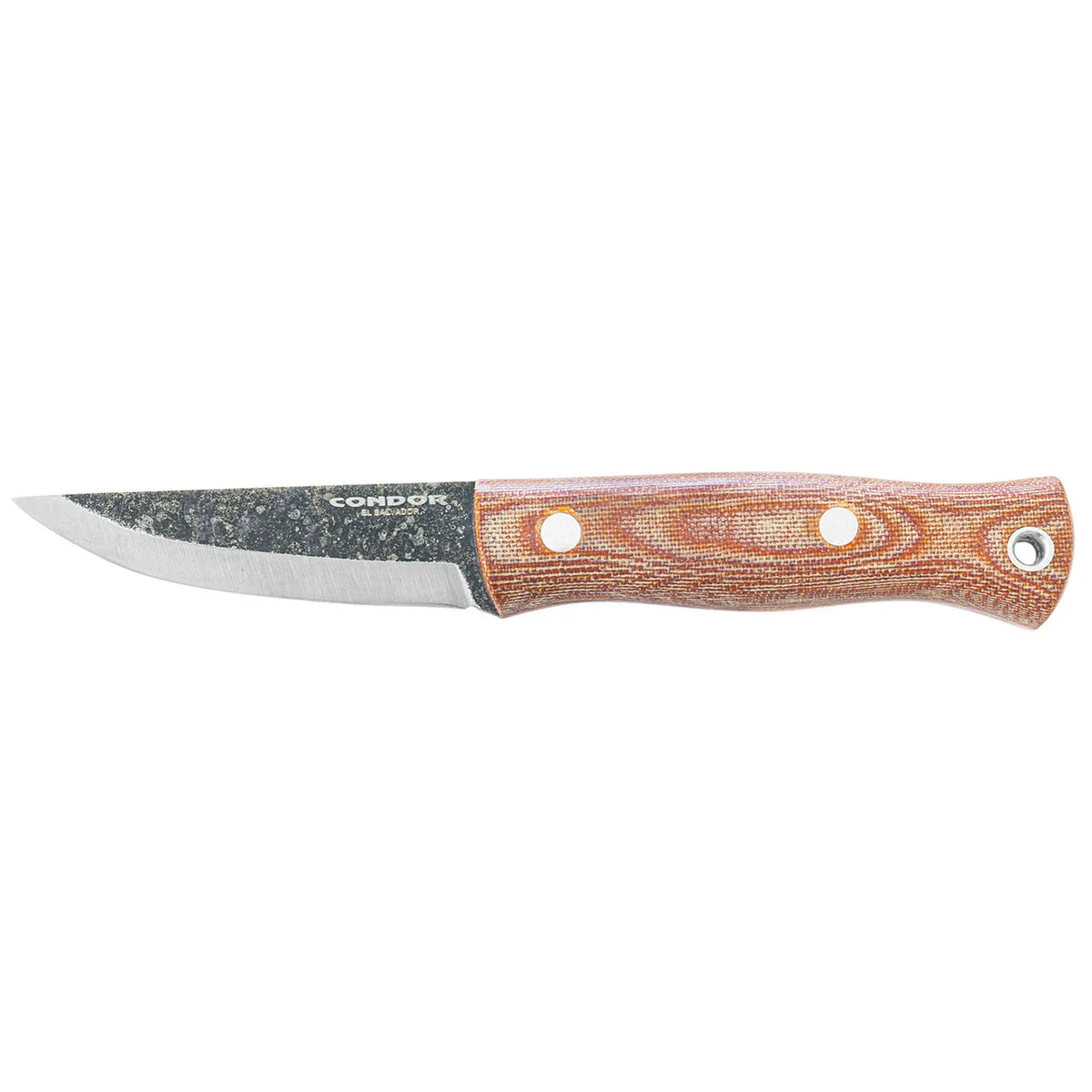 Condor Trivittata Puukko Knife – 3.47" 1095 Blade, Micarta