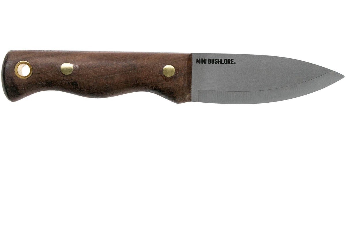 Condor Mini Bushlore fixed blade knife with hardwood handle