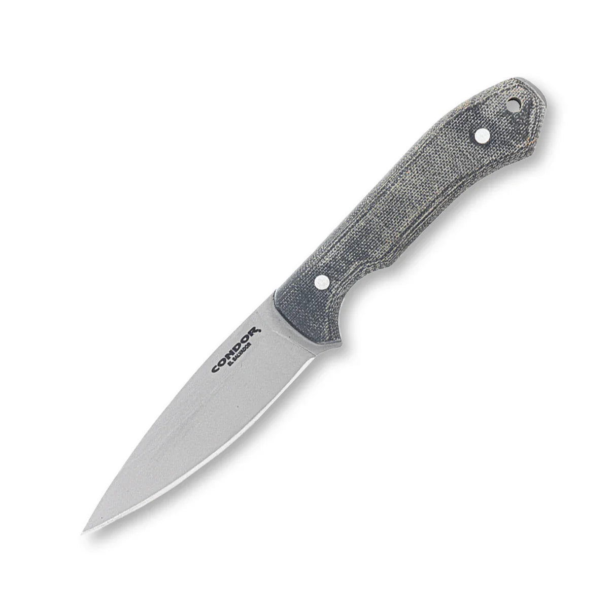 Condor 61741 K-Night fixed blade knife with 4.27-inch blade and gray Micarta handle