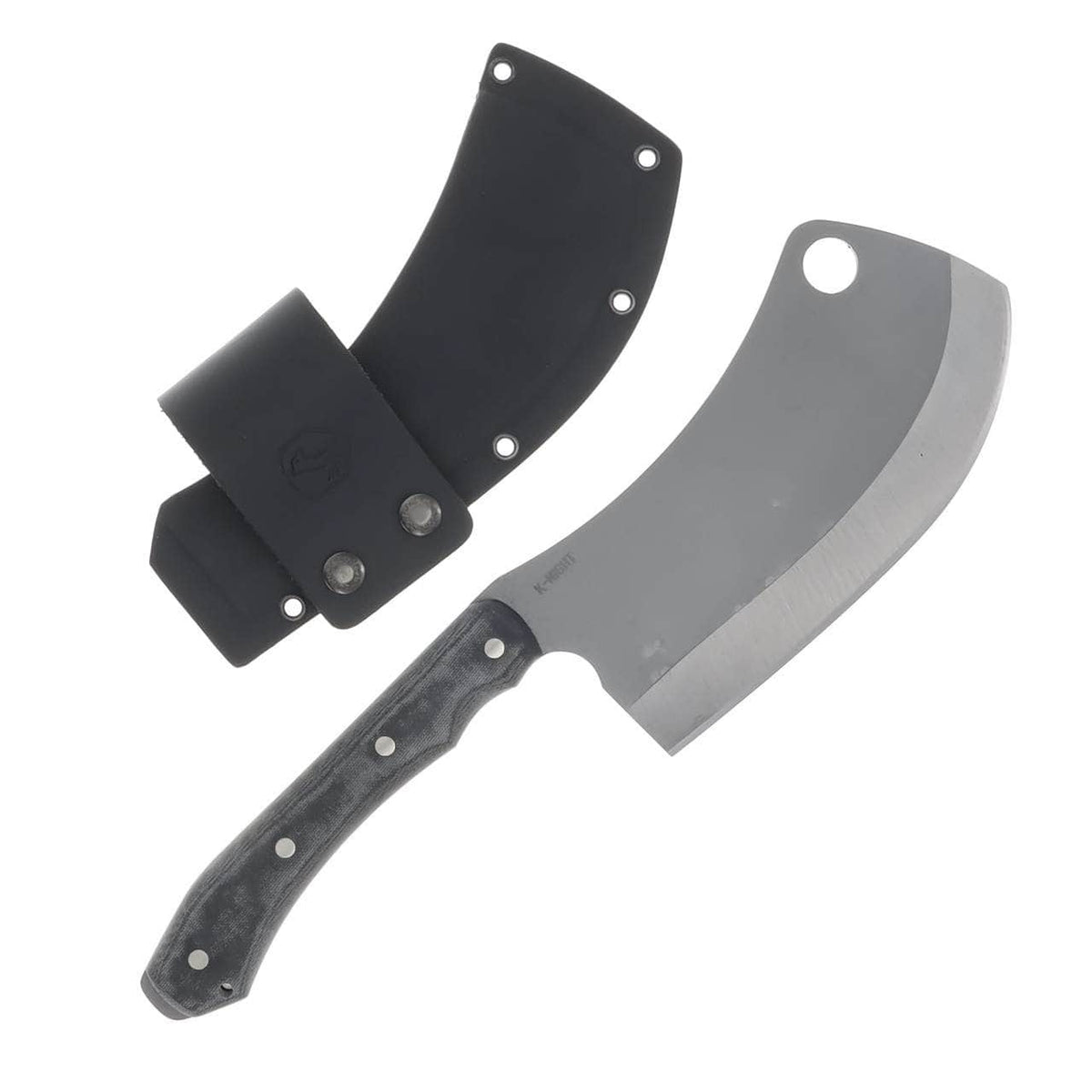 Condor 61752 K-Night Cleaver with 4.45-inch blade and black Micarta handle