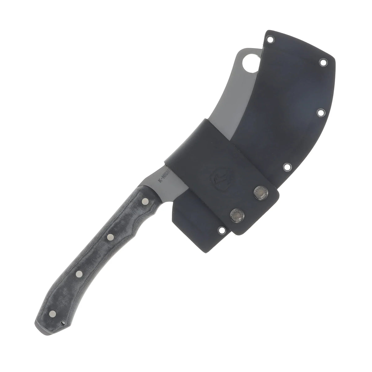 Condor 61752 K-Night Cleaver secured in black sheath