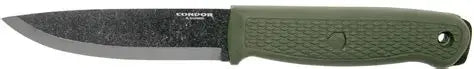 Condor 63845 Terrasaur Army Green bushcraft fixed blade with 1095 carbon steel blade