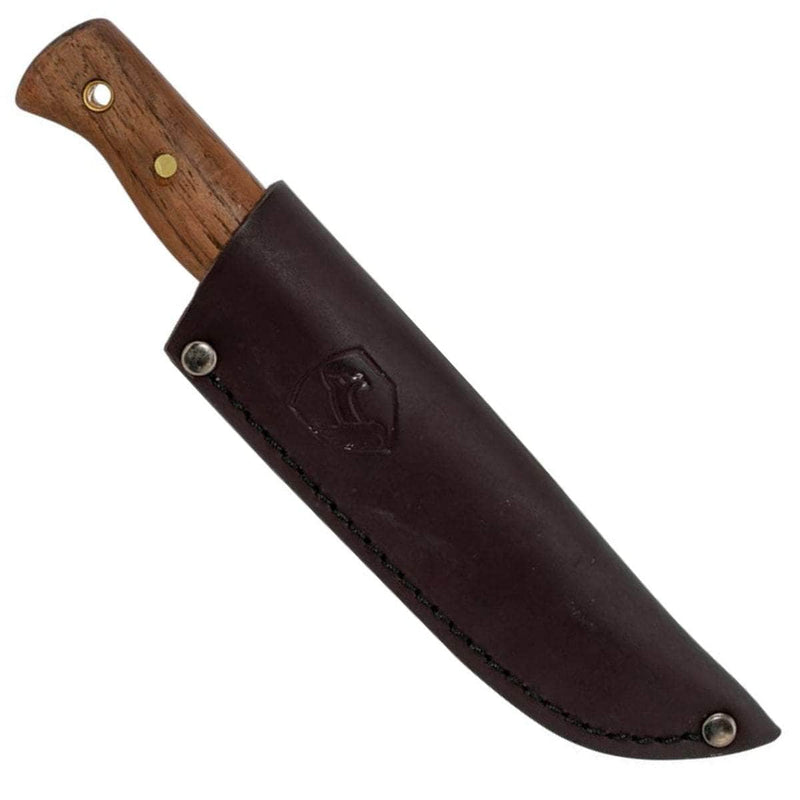 Condor Bushlore, 4.31" 1075 Blade, Hardwood Handle, Leather Sheath - CTK232-4.3HC