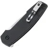 CRKT Cottidae 6321 folding work knife closed showing pocket clip and black handle
