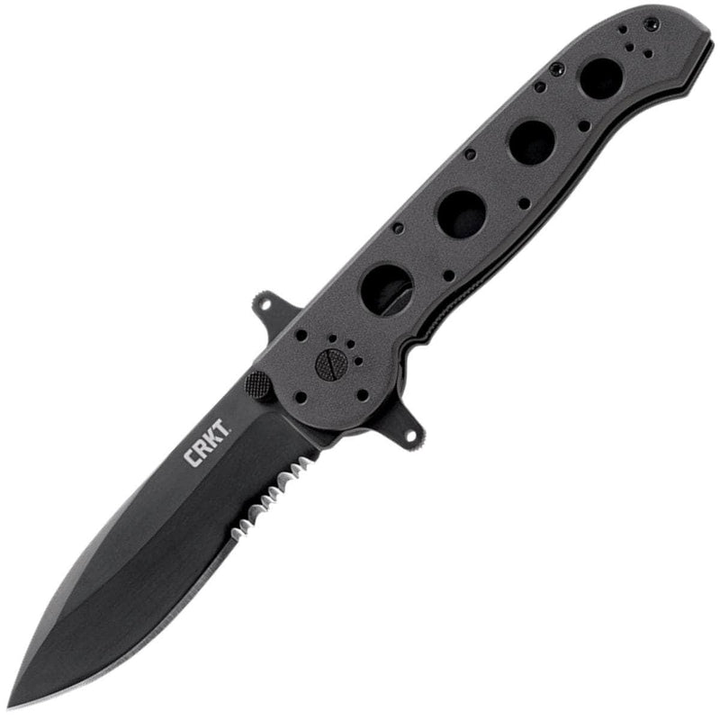 CRKT M21-14SF Carson Special Forces, 3.9" Serrated Blade, Aluminum Handle