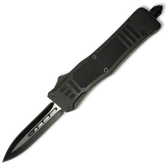 Delta Force Black Legacy Edge OTF, 2.75" Blade, Black Handle - OTFM-11BK