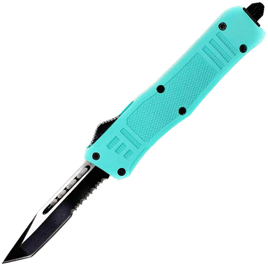 Delta Force Legacy Edge OTF, 2.75" Blade, Tiffany Teal Blue Handle - OTFM-11TMN