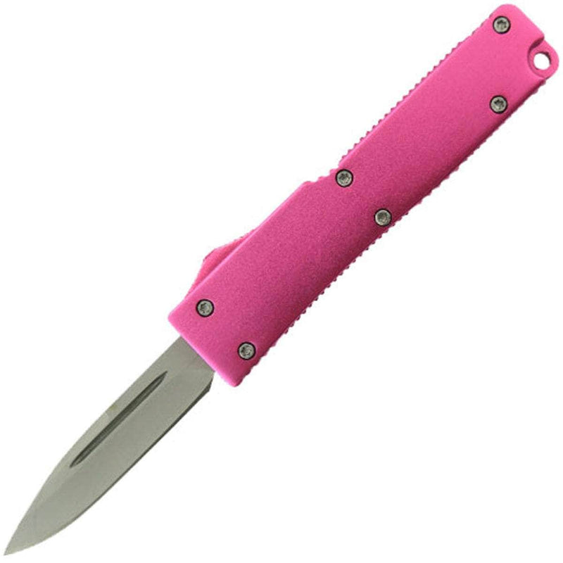 Electrifying California Legal OTF Dual Action Knife (Pink)