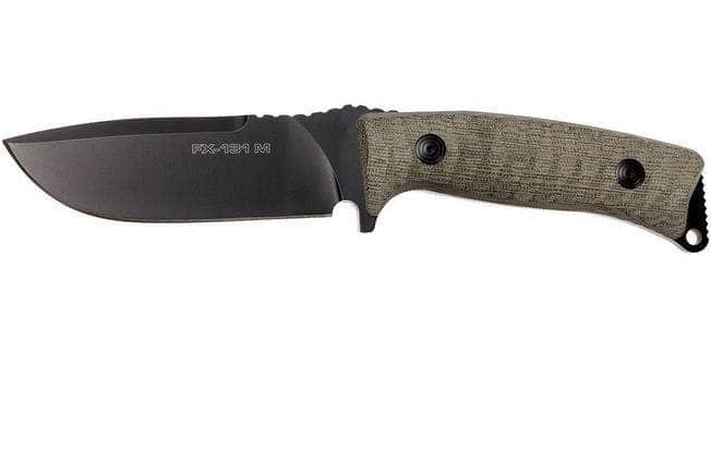 Fox Pro Hunter FX-131 MGT Fixed Blade – Green Micarta, N690