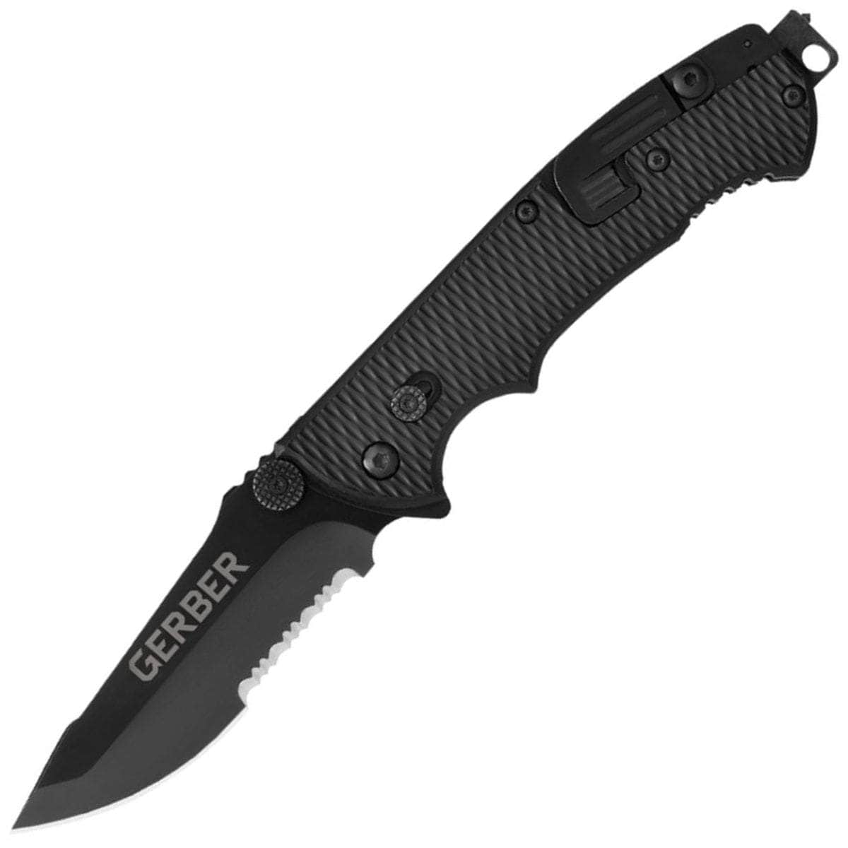 Gerber Hinderer CLS, 3.5" Combo Edge Blade, Black Nylon Handle - 22-41870