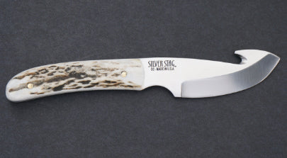 BucknBear Knives 3.5 in. Stainless-Steel Gut Hook Hunter Knife at