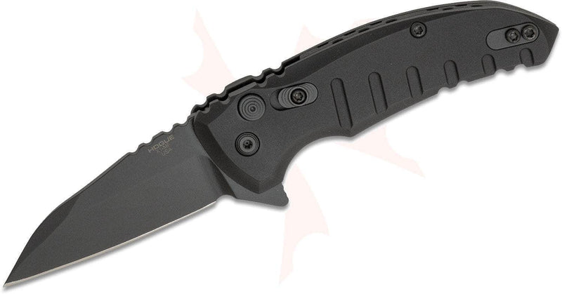 Hogue X1-Microflip 24166 – 2.75" Wharncliffe, Black Aluminum