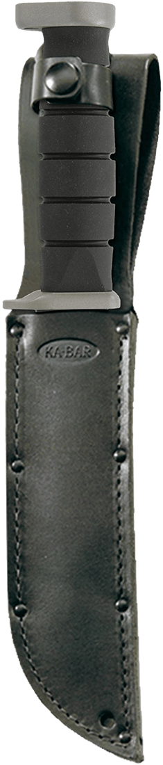 KA-BAR 1211S Full-Size Black Leather Replacement Sheath – 7" Blades