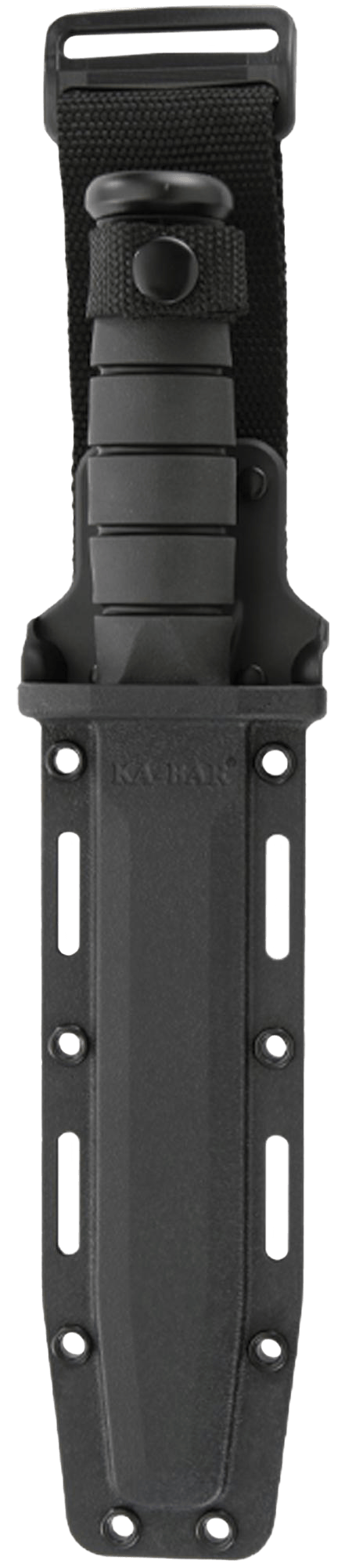 KA-BAR 1216S Full-Size Black Glass-Filled Nylon Sheath – 7" Blades