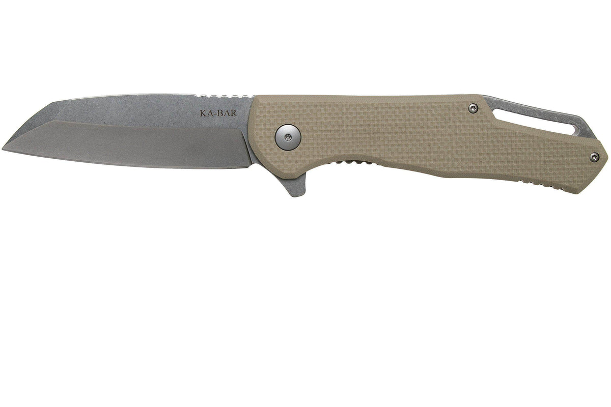 KA-BAR 7508 Jarosz Wharncliffe Flipper – 3.38" AUS-8A