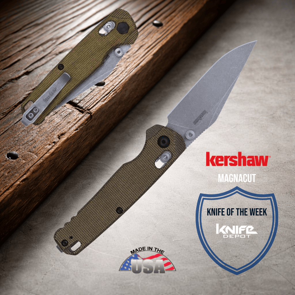Kershaw Bel Air MagnaCut Folding Knife, Micarta Handle
